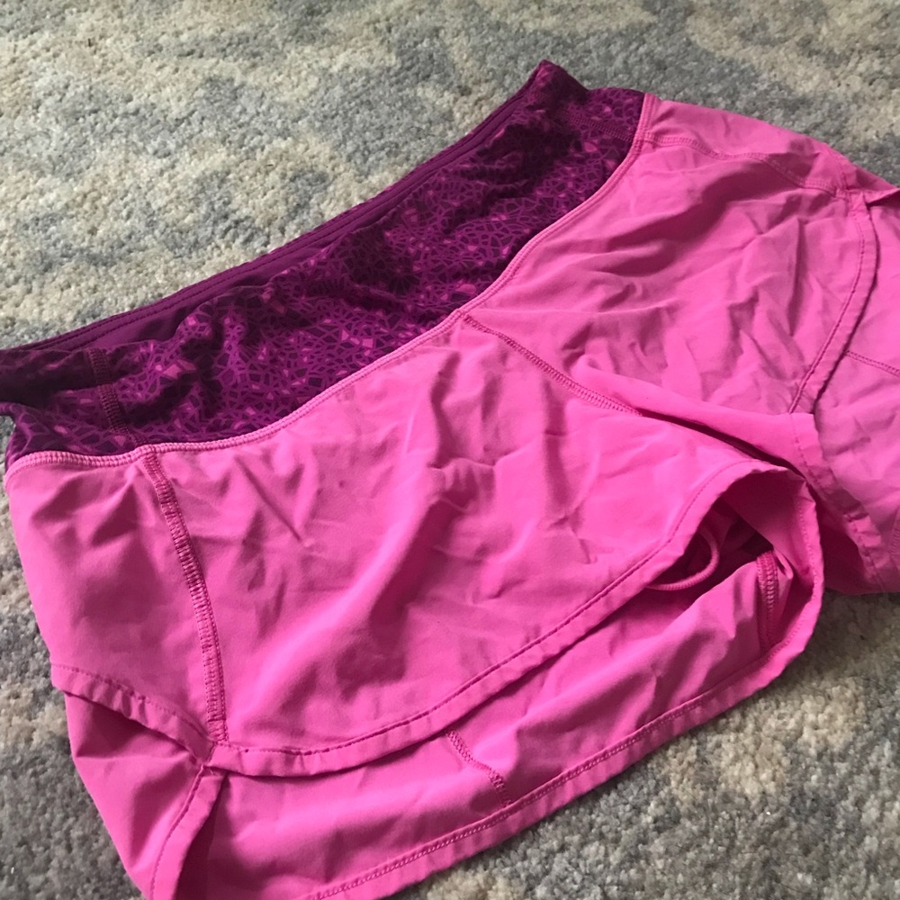 Lululemon speed running shorts size 6